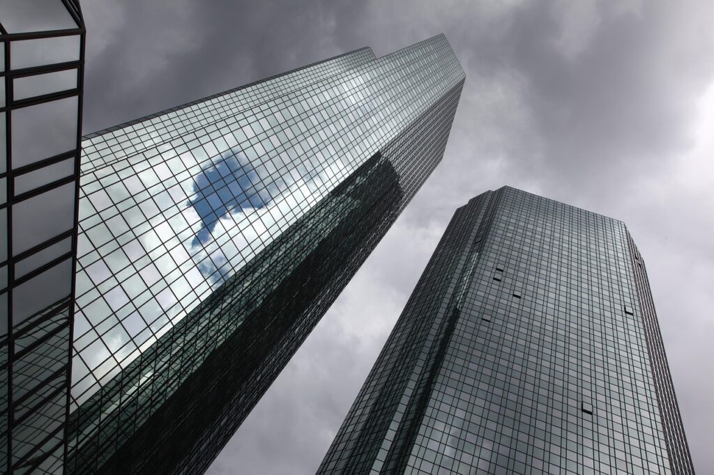 skyscraper, office, architecture, company, glass, frankfurt, deutsche bank, deutsche bank, deutsche bank, deutsche bank, deutsche bank, deutsche bank